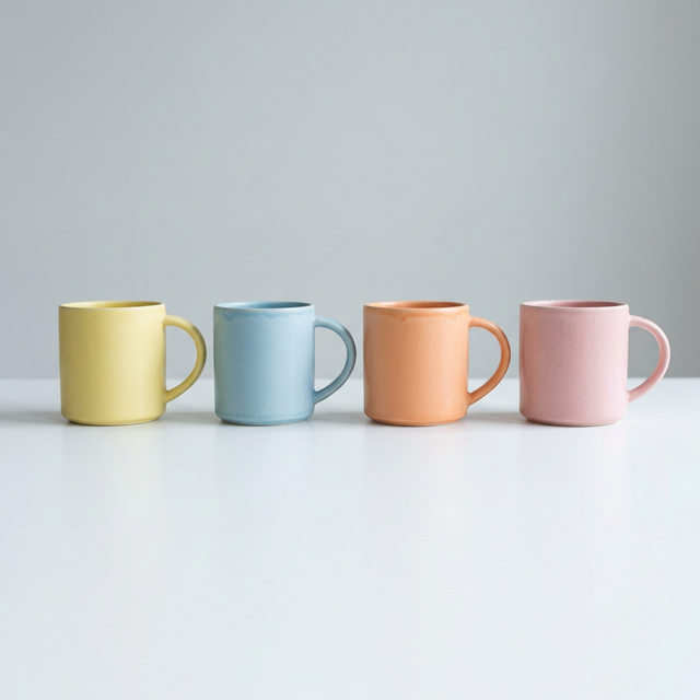 الأكواب السيراميك والمجات